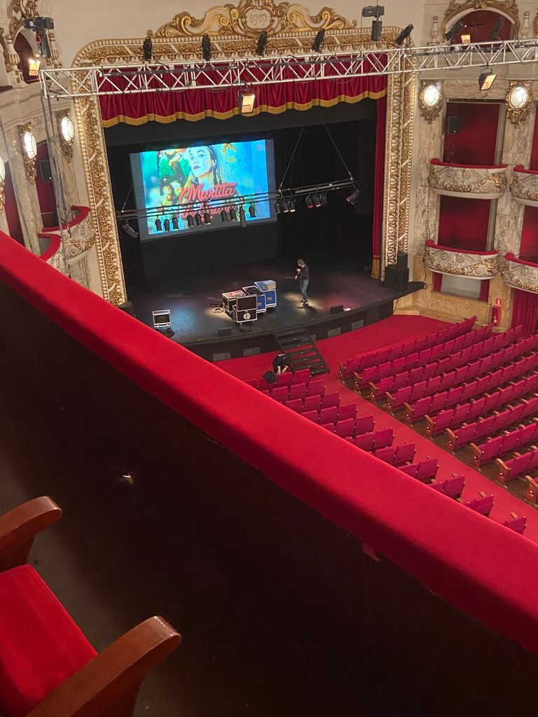 Martita de Graná en el Teatro Tívoli de Barcelona. Febrero 2021